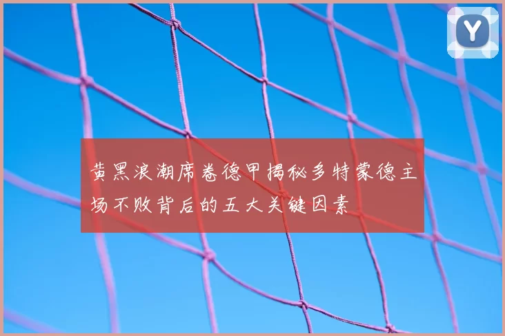 黄黑浪潮席卷德甲揭秘多特蒙德主场不败背后的五大关键因素