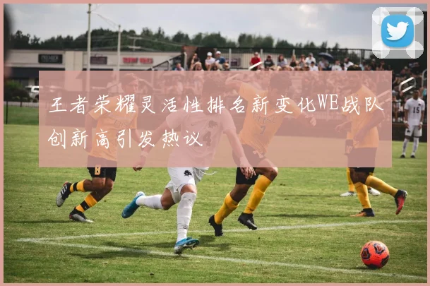 王者荣耀灵活性排名新变化WE战队创新高引发热议